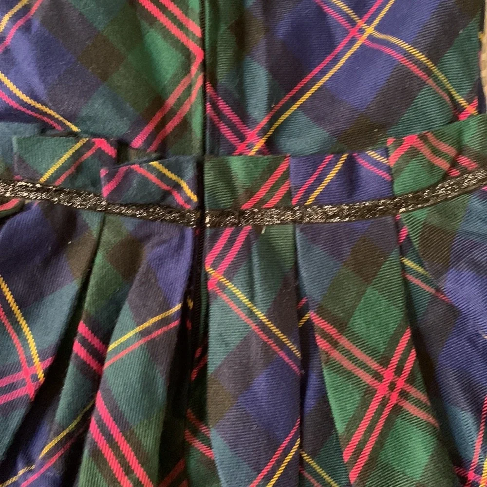 New holiday dress for girls in plaid